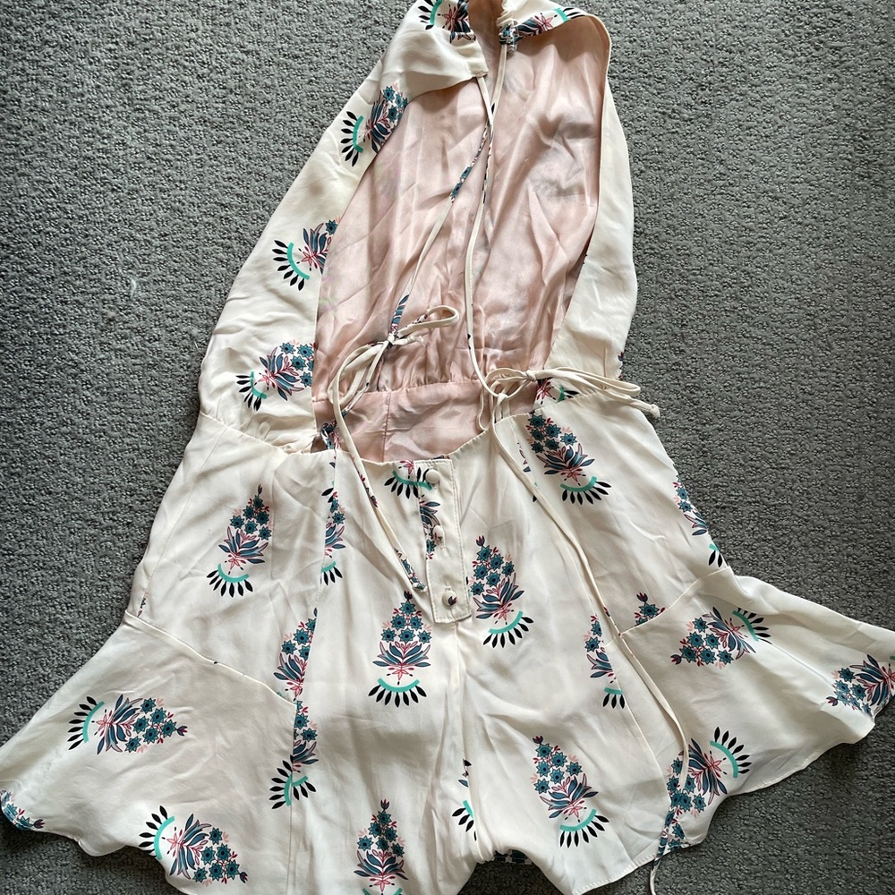 Stone Cold Fox Silk Playsuit - Picture 5 of 14